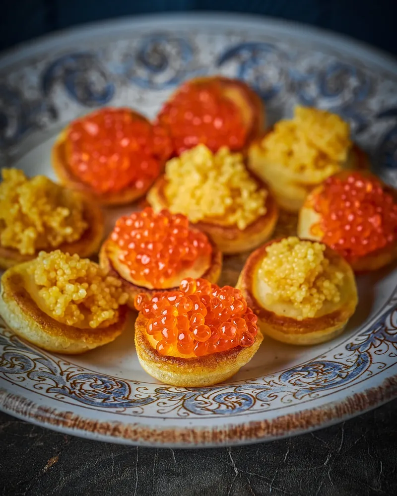 Блины с икрой